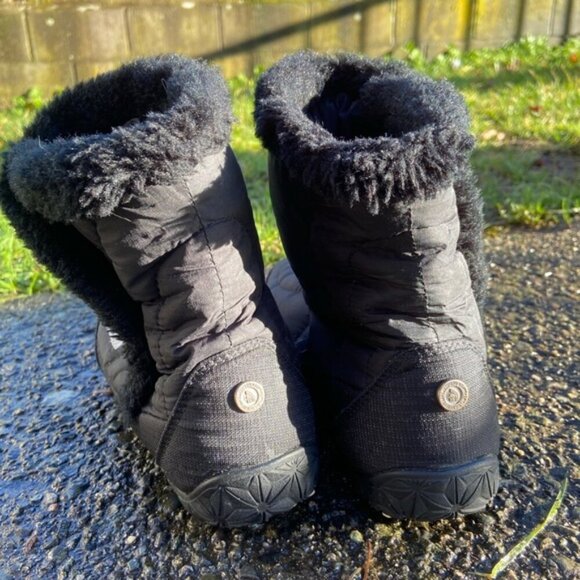 The North Face down Quilted primaloft thermal winter snow booties Sz 7 - Picture 3 of 8